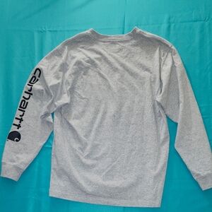 Carhartt Logo Sleeve Graphic Long Sleeve Tee.